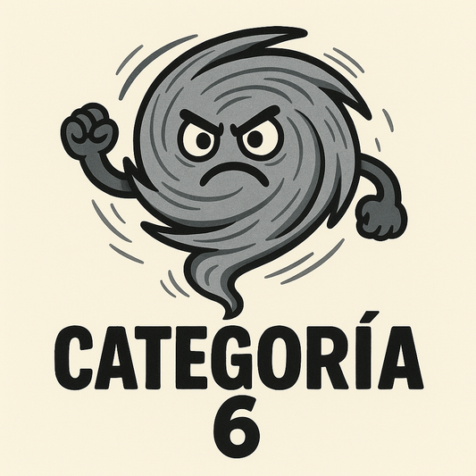 Unleash Your Inner Storm with the Categoría 6 Sticker