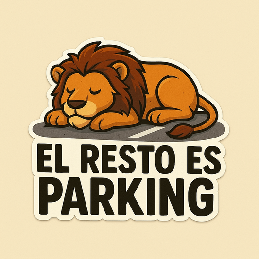 Unlocking the Humor of 'Lion Nap Parking Sticker'