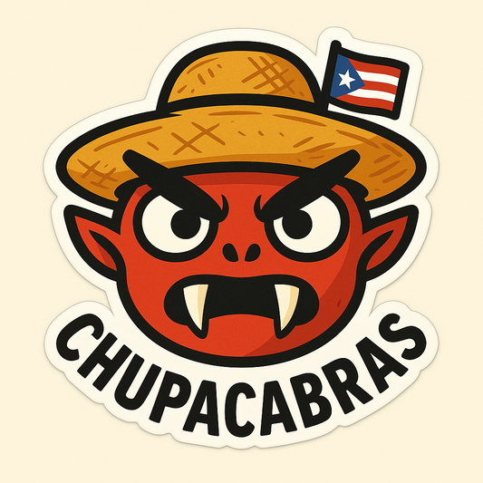 Unpacking the Cultural Layers of the Chupacabras Cartoon Sticker