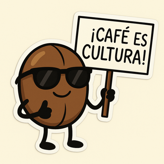 Cafe Culture Expressed: ¡Café Es Cultura! Sticker