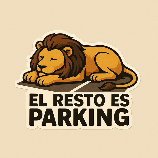 Discover the Cultural Charm of the Sleeping Lion Sticker