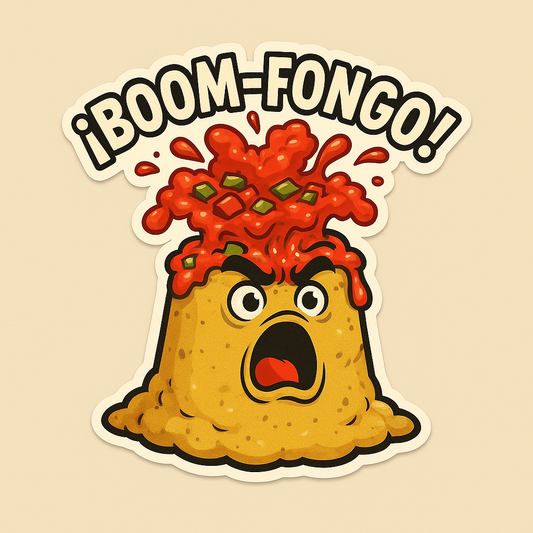 Unleash Humor With the ¡BOOM-FONGO! Sticker
