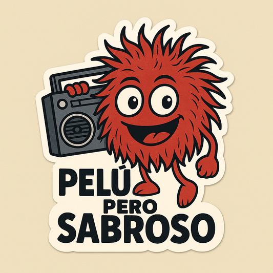 New Arrival: Pelú Pero Sabroso Fun Sticker