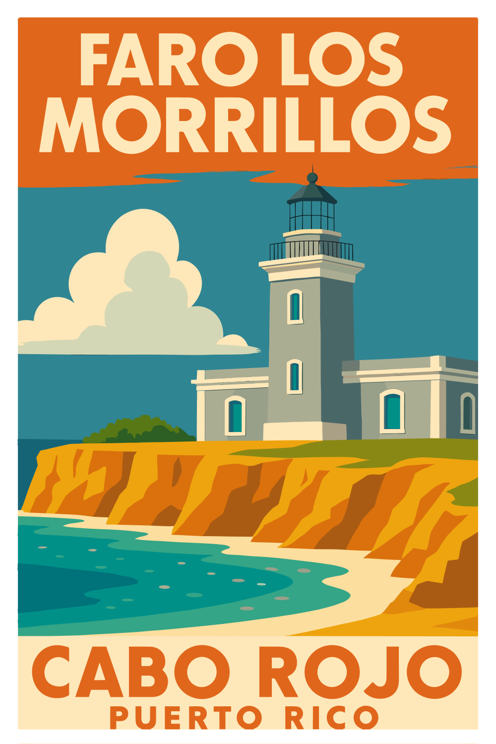 FARO LOS MORRILLOS - CABO ROJO, PUERTO RICO - ✅ Faro Los Morrillos Design Vector 1.png