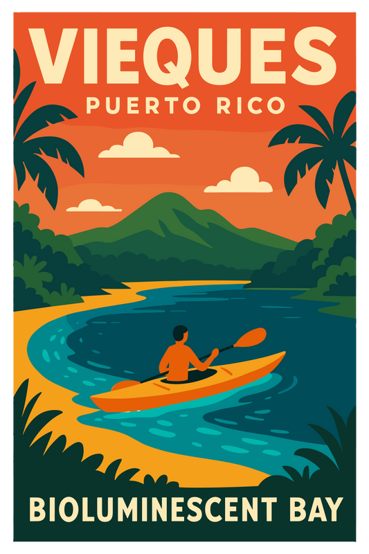 VIEQUES PUERTO RICO - BIOLUMINESCENT BAY - ✅ Vieques Day Vector 1.png
