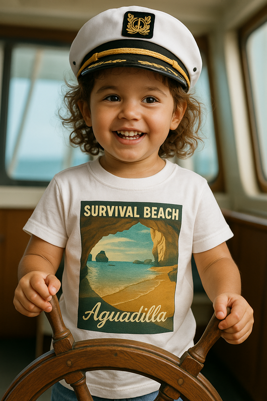 Embrace the Spirit of Aguadilla with the 'Survival Beach' Tee