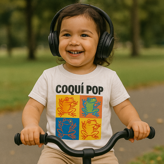 Coquí Pop: Puerto Rican Pride in Pop Art Style