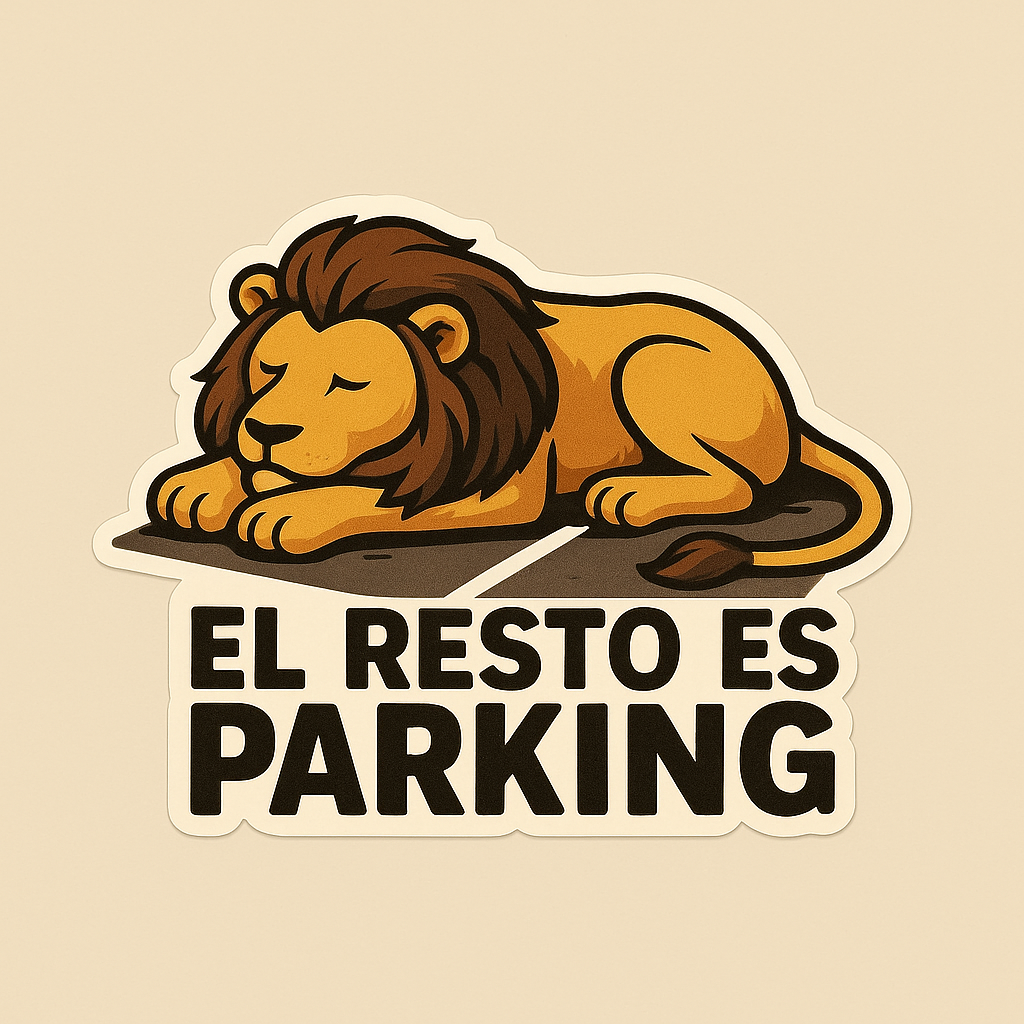 Discover the Cultural Charm of the Sleeping Lion Sticker