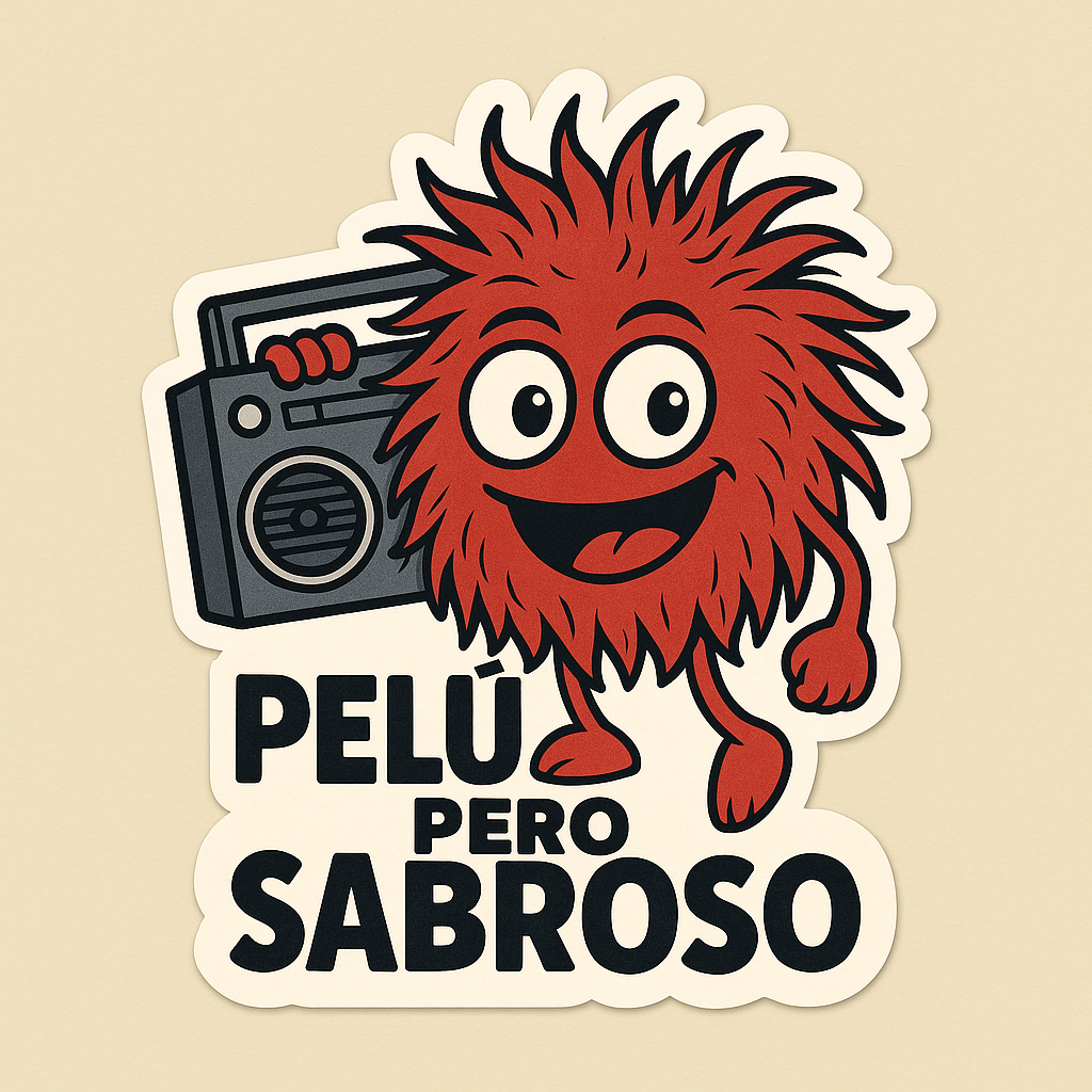 New Arrival: Pelú Pero Sabroso Fun Sticker