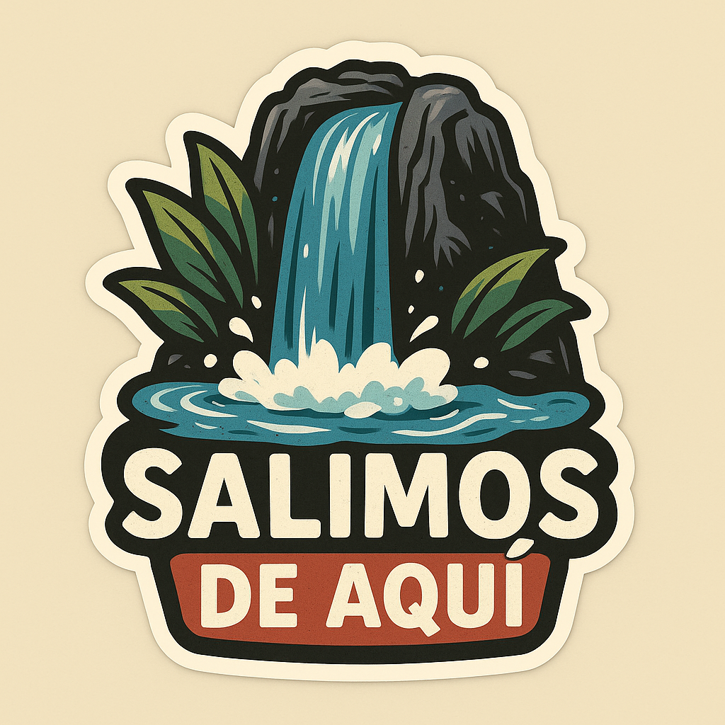 Explore Adventure with the Salimos de Aquí Sticker